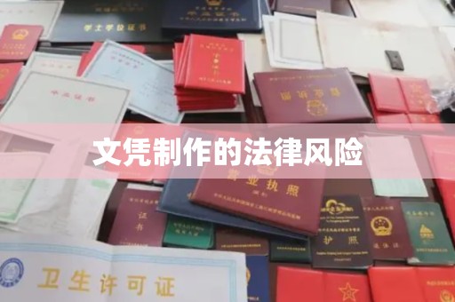 曹县文凭制作的法律风险